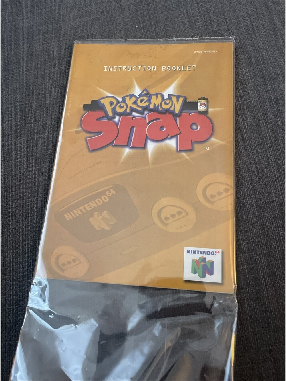 Pokemon Snap Nintendo 64 N64 Instruction Manual Booklet Only No Game